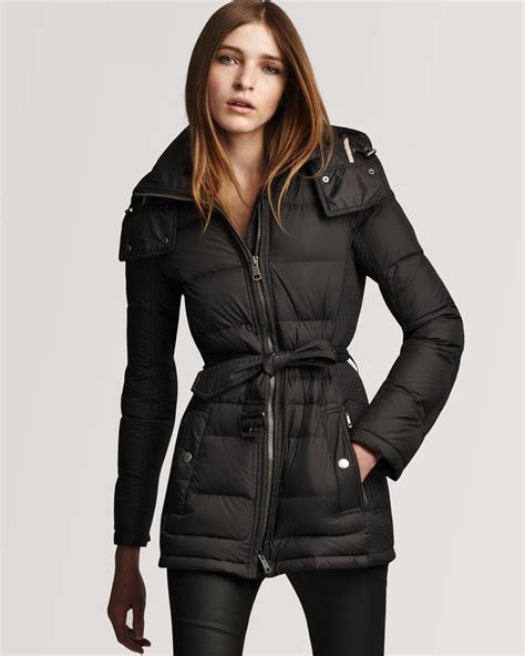 burberry burberry down coat long sleeved in 430683 for women|burberry coats for women.